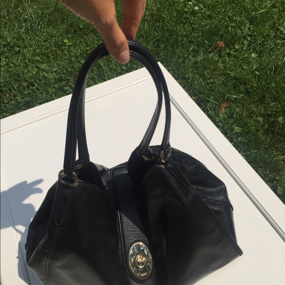 Black Coach shoulder bag